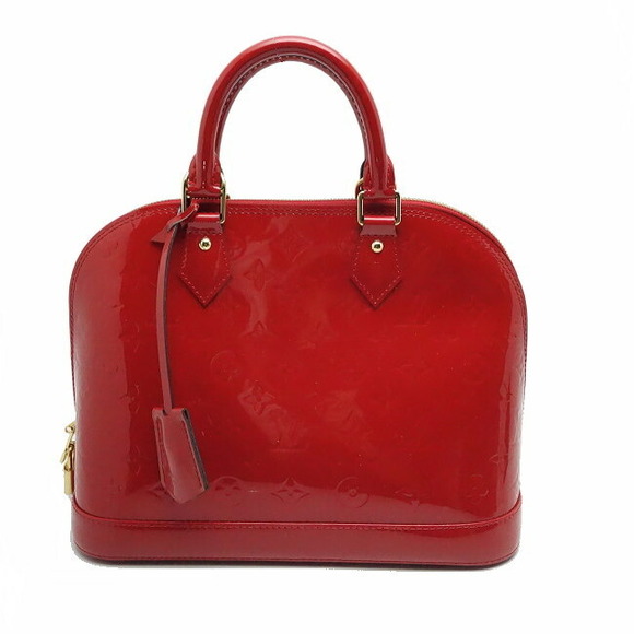 Louis Vuitton Handbags - Louis Vuitton Handbag Vernis Patent Alma Cerise Red